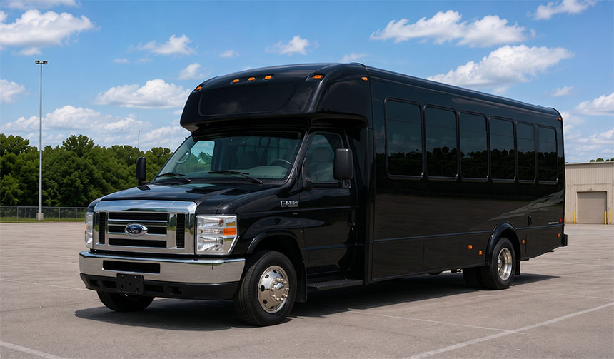20-passenger minibus for charter in Burbank, CA