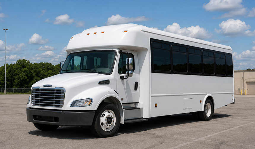 25-passenger minibus for charter in Burbank, CA